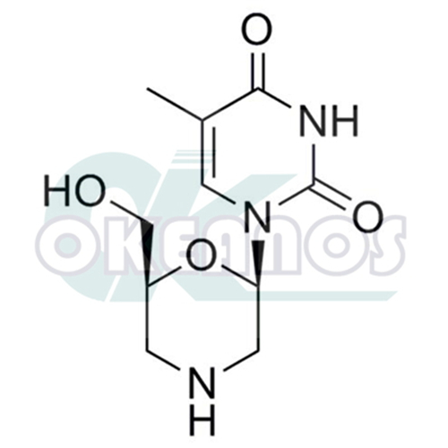 1-[(2R,6S)-6-(hydroxymethyl)-2-morpholinyl]-5-methyl-2,4(1H,3H)-Pyrimidinedione