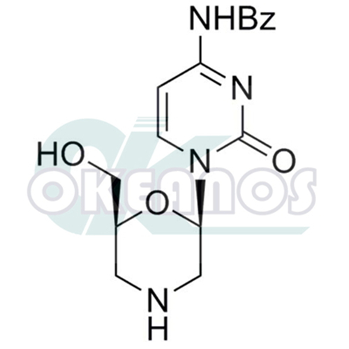 N-[1,2-dihydro-1-[(2R,6S)-6-(hydroxymethyl)-2-morpholinyl]-2-oxo-4-pyrimidinyl]- Benzamide