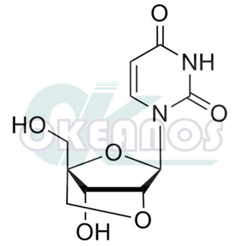 1-[2,5-anhydro-4-C-(hydroxymethyl)-.alpha.-L-lyxofuranosyl]-2,4(1H,3H)-Pyrimidinedione