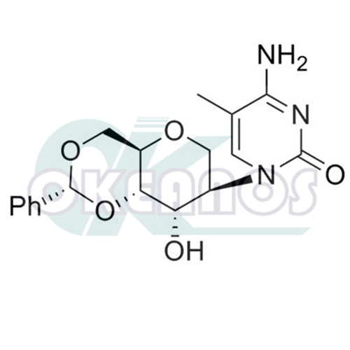 2-(2-amino-6-chloro-9H-purin-9-yl)-1,5-anhydro-2-deoxy-4,6-O-[(R)-phenylmethylene]-D-Altritol