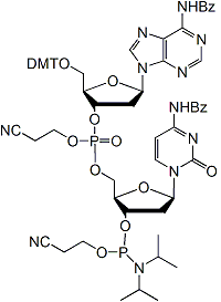DMT-dA(Bz)dC(Bz)-CE