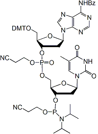 DMT-dA(Bz)dG(iBu)-CE