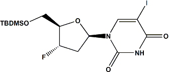 5'-TBS-3'-F-5-I-ddU